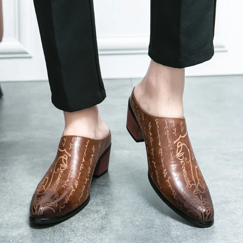 4CM Heels Men Loafers Casual D - Mens Fashion Zapatos ulasan dan harga