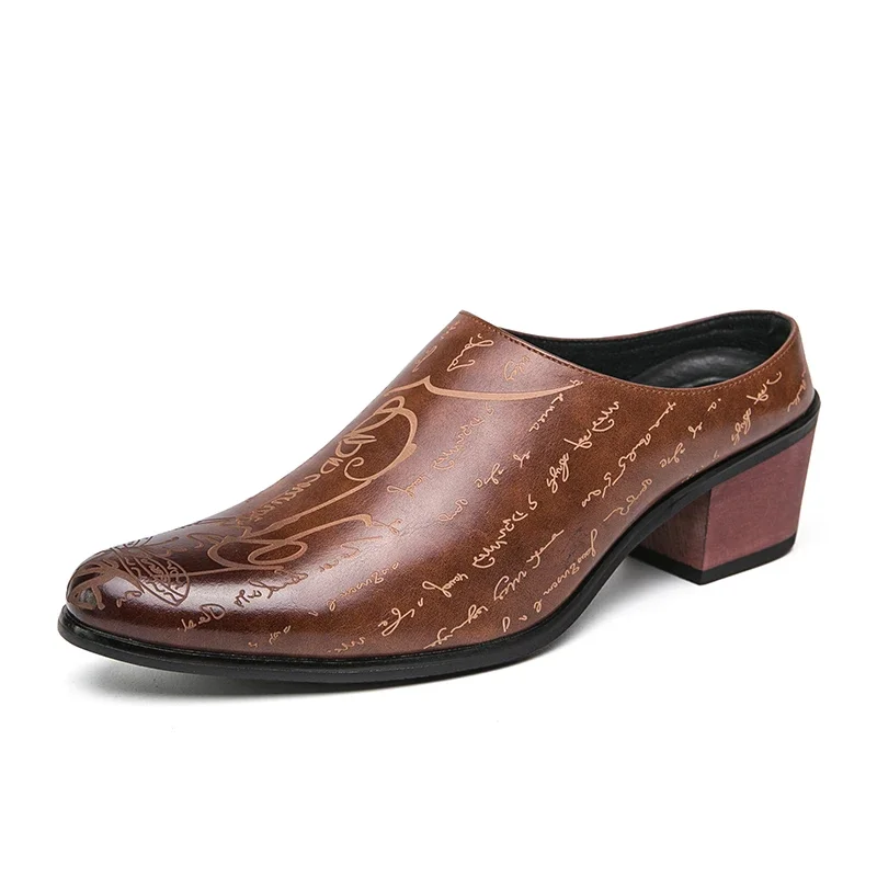4CM Heels Men Loafers Casual D - Mens Fashion Zapatos ulasan dan harga