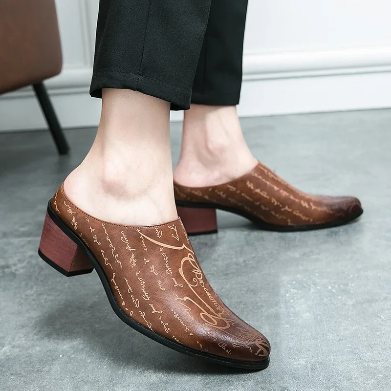 4CM Heels Men Loafers Casual D - Mens Fashion Zapatos ulasan dan harga