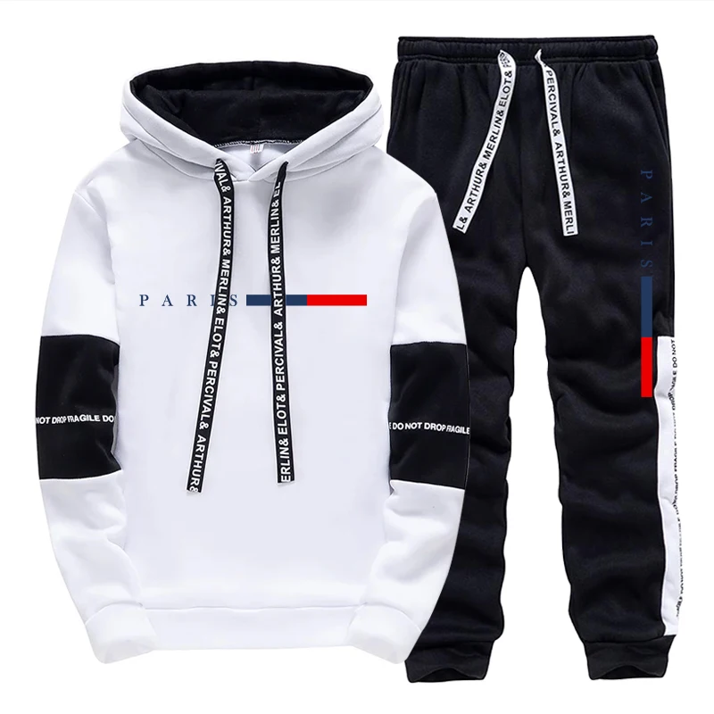 Men's Set/Hoodie/Pants Paris F - Men'S Fashion Pants ulasan dan harga