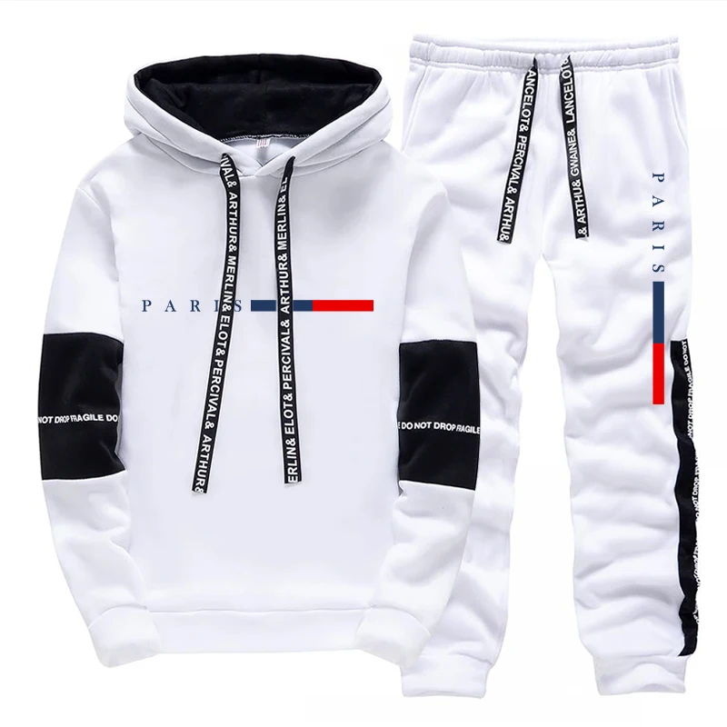 Men's Set/Hoodie/Pants Paris F - Men'S Fashion Pants ulasan dan harga
