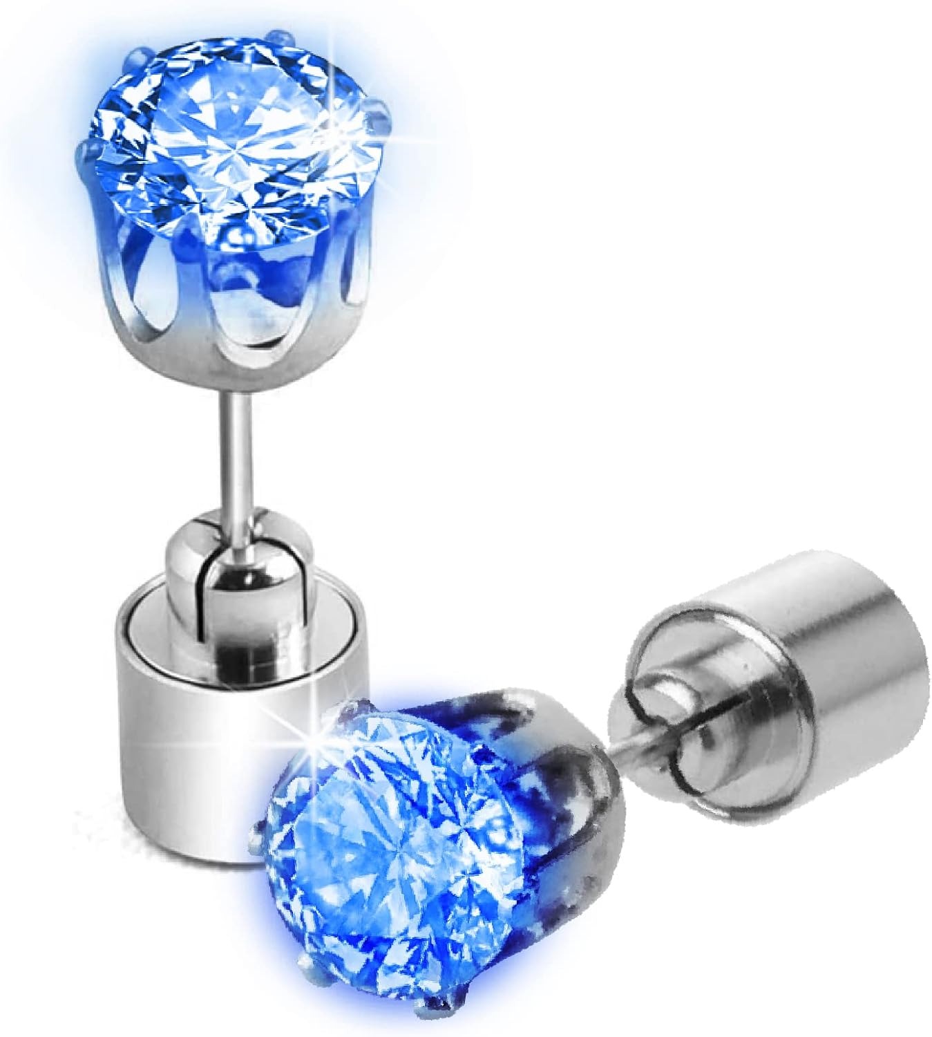 Light Up Earrings, Flashing Bl - Men'S Fashion Night Out ulasan dan harga