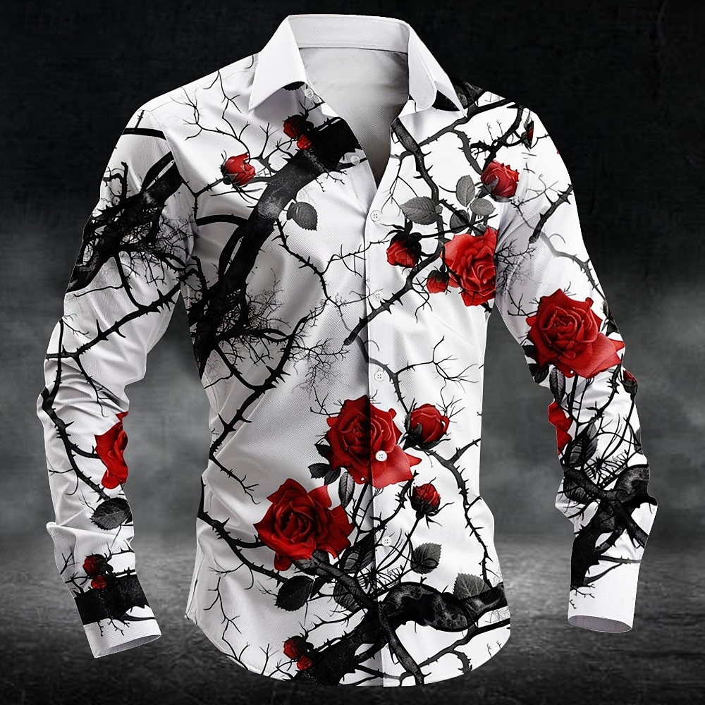 Fashion plum blossom pattern 3 - Men'S Fashion Clothing ulasan dan harga