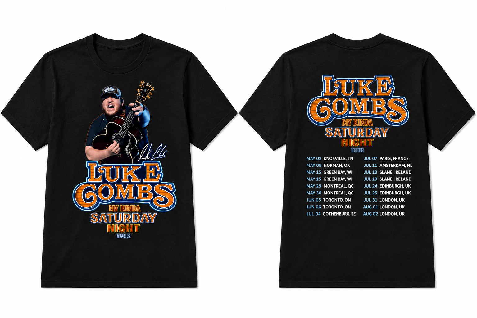 Luke Combs My Kinda Saturday N - Men'S Fashion Uk ulasan dan harga