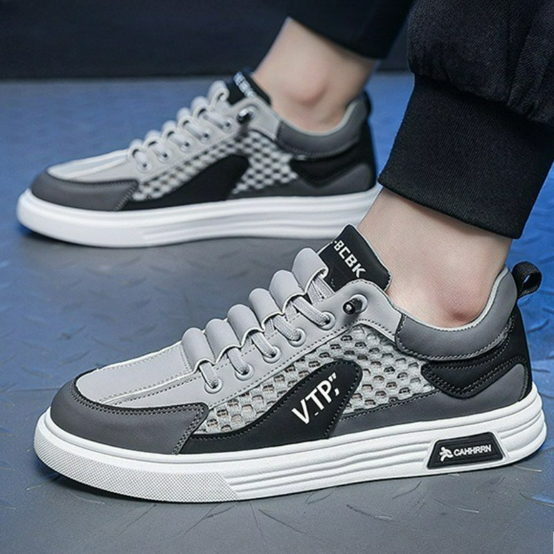 Men's Shoes Mesh Loafers Fashi - Mens Fashion Zapatos ulasan dan harga